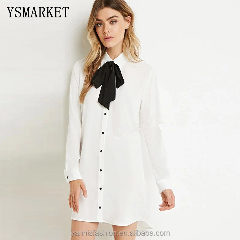 

European Summer White Dress Women Hit Color Butterfly Tie Short Lolita Easy Vintage Coattail Mini Dress EH711, N/a