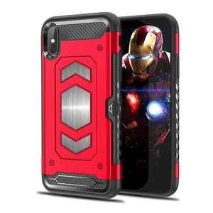 2018 TPU PC Hybrid Card Slot Case iPhone X
