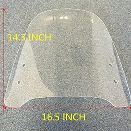 universal high impact windshield GY6 motorcycle windshield
