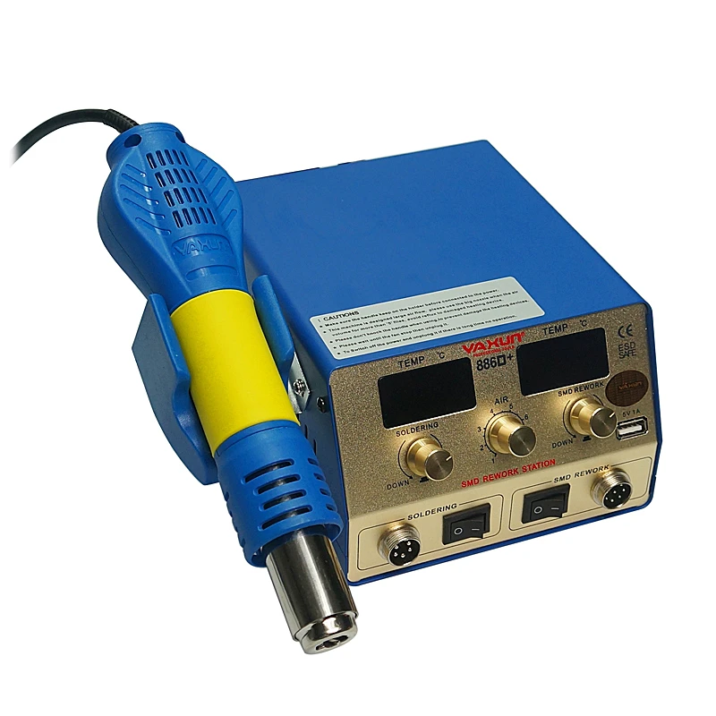 110v Yaxun Yx-886d+ 2 In 1 Smd Hot Air And Soldering Station ...