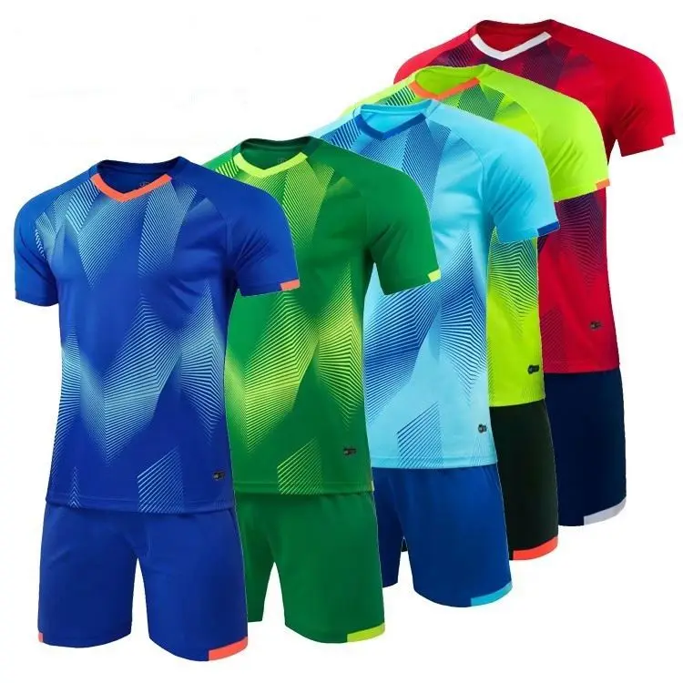 

Short sleeve soccer tracksuit training jersey, 5 colors