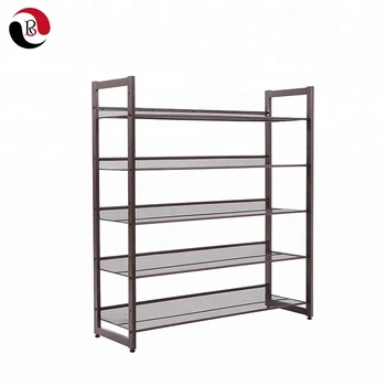 Bronze 5 Tier Metal Shoe Rack Adjustable To Flat Or Slant Shoe Organizer Holder Stand Shelves Stackable For Entryway Bedroom Buy Rak Sepatu Rak Sepatu 5 Tingkat Logam Rak Rak Rak Sepatu Rak