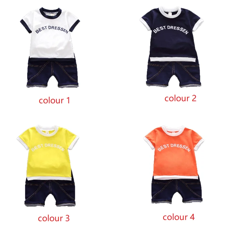 

Comfortable new design baby children kids clothing boys summer fashion wholesale clothes set with good quality and service, As pic shows;we can according to your request also