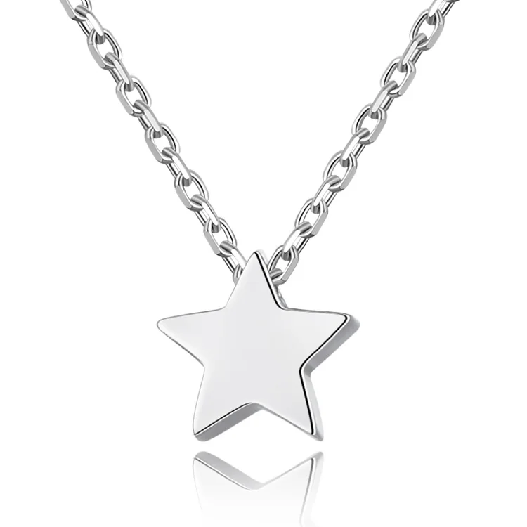 

POLIVA Fashion Personality Jewelry Real Pure 925 Sterling Silver Star Sign Bestselling Necklace