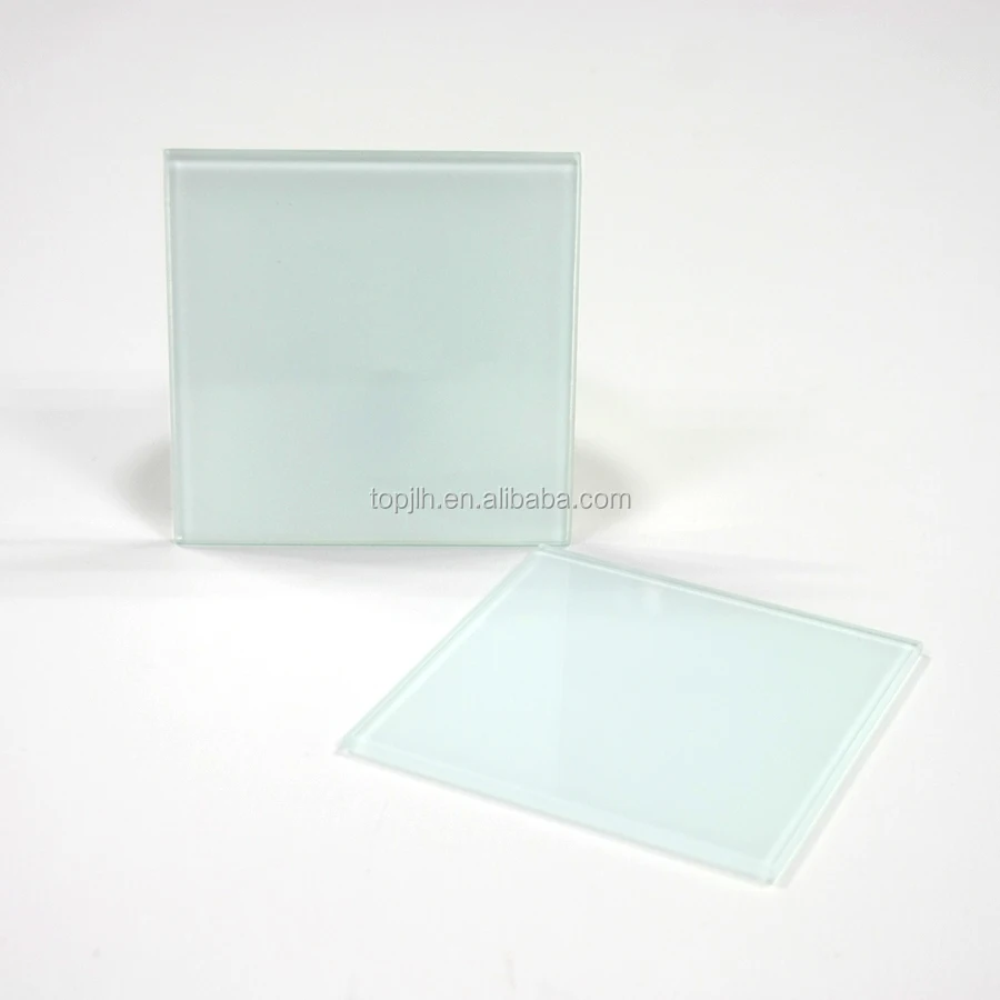 

tempered glass high quality sublimation square coasters blank, White