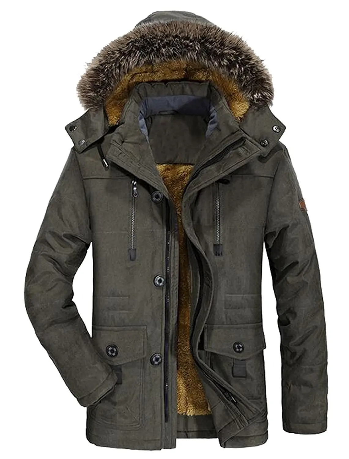 Cheap Fur Lined Mens Coat, find Fur Lined Mens Coat deals on line at ...