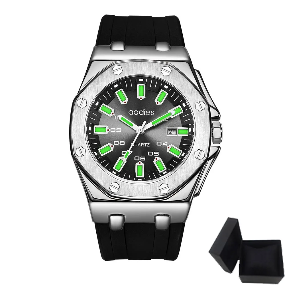 

Tschick Quartz Watch Men Military Watches Sport Wristwatch Silicone Fashion Hours