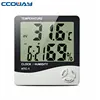 wholesale price temperature measurement and control system, digital thermo hygrometer with clock