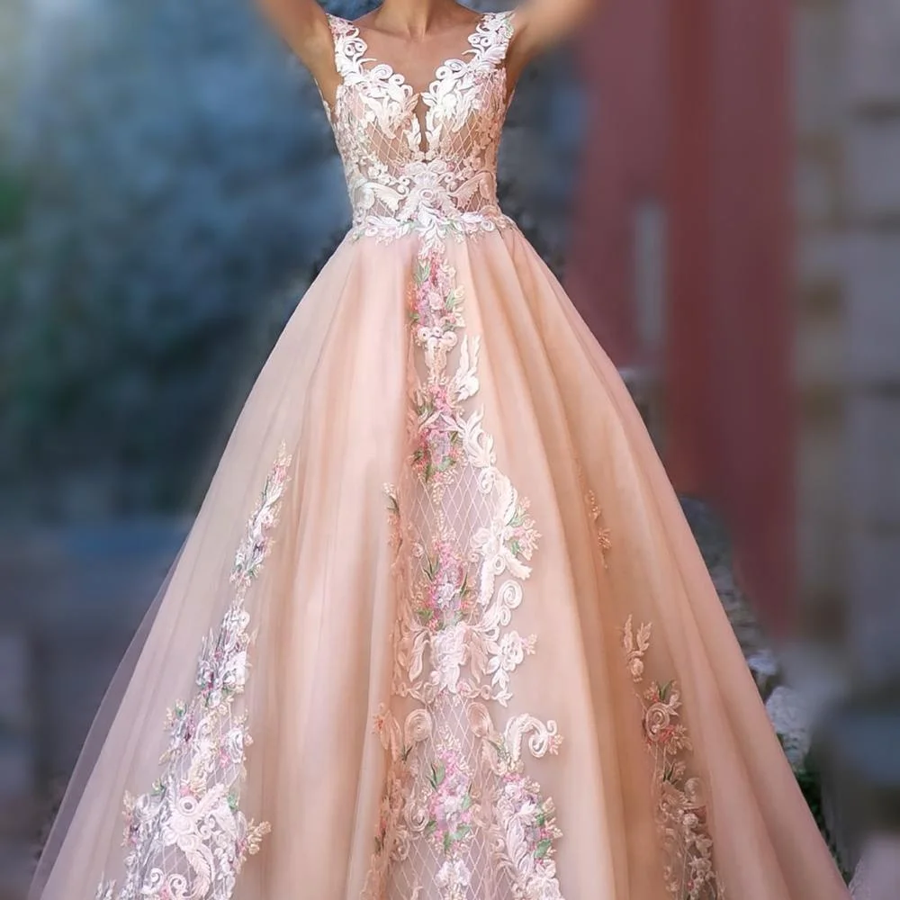 vestido de noiva na cor creme