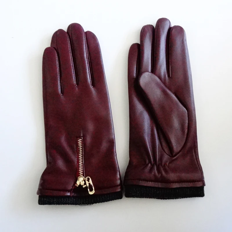 goatskin leather gloves