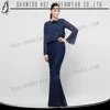 MDA017 Ladies long sleeve abaya kaftan dress handmade arabic kaftan abaya evening prom dress gown Dignified long kaftan dress