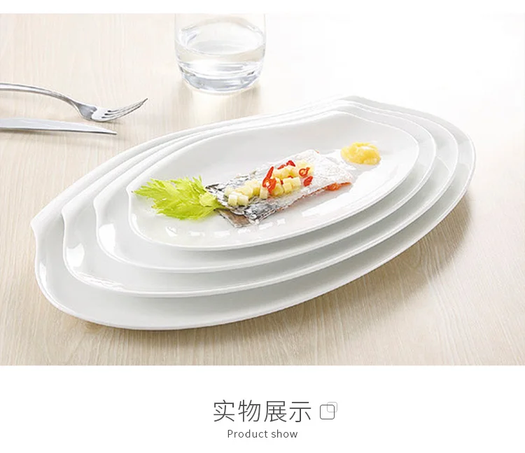 Custom English Style Poland Porcelain Dinnerware Set Microwave Safe Plates