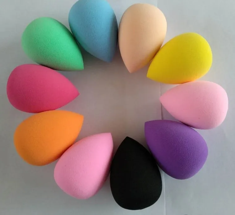

High Quality Egg Shaped Latex Free Cosmetic Sponge Wholesale, Multi colors