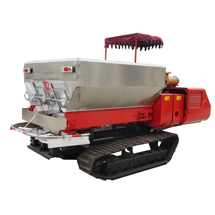 Crawler Type Hydraulic Motor And Chain Saw Drive Muck Spreader