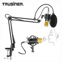 

Hot Selling Bluetooth Condenser Microphone Music Studio Equipment Recording Phone