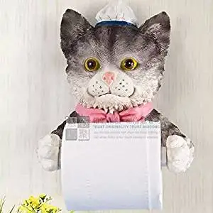 House Paper Towel Holder Cat Shape Tissue Rack