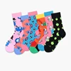 Custom Jacquard Autumn Unisex Cartoon Patterned Fun Socks Spring Casual Cotton Crazy Crew Funny Socks Women