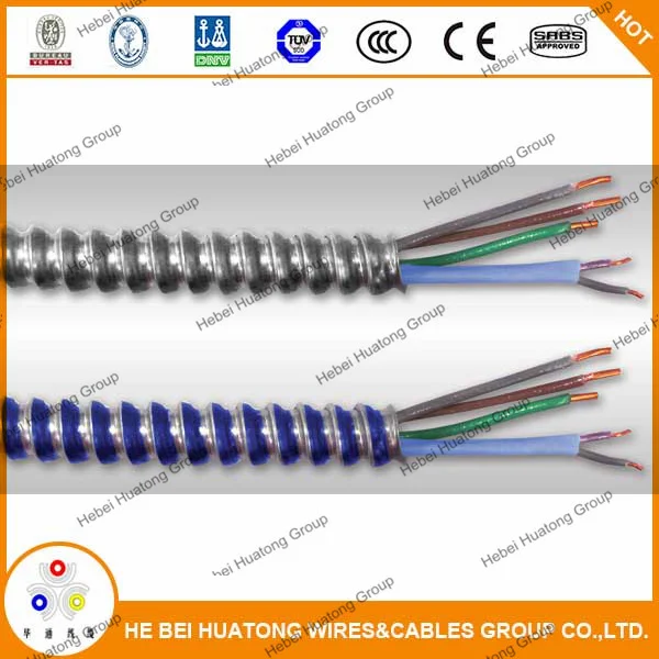Certificado Por Ul 122 123 142 143 Metal Revestido Cable Bx Cable Buy Cable Bxalta Calidadcable Mc Product On Alibabacom