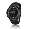 Digital Fishing Barometer Watch with Storm alarm Big dial black sport watch