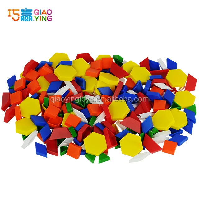 
Pattern Blocks, Fine Motor Skills Educational Kids Toys, Fun and Easy Learning Play Set 