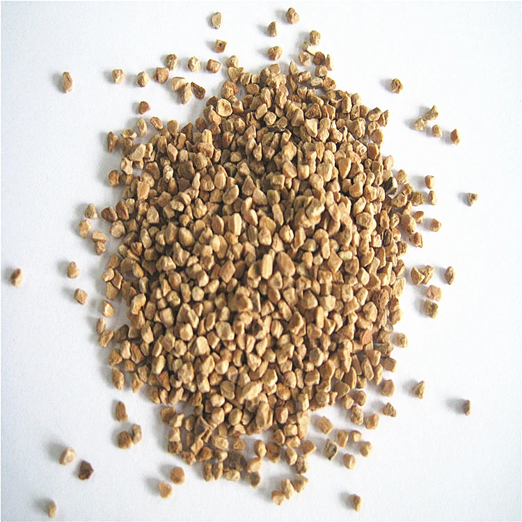 China Wholesale high quality walnut shell sand/crushed walnut shell for pet litter