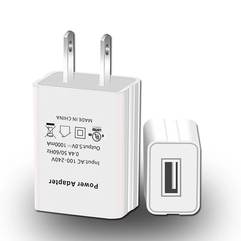 

Wholesale Fast Charging Single One Port US Plug u l Certify list certificate Listed Battery Usb Wall Travel Charger
