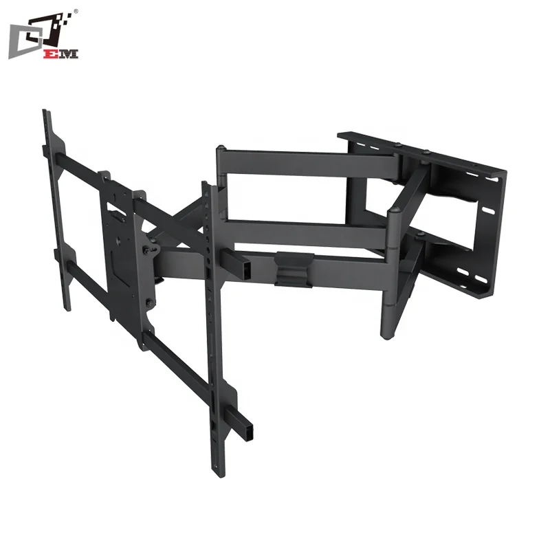 Universal Foldable Articulating Full Motion LED TV Wall Mount Bracket With Dual Arm