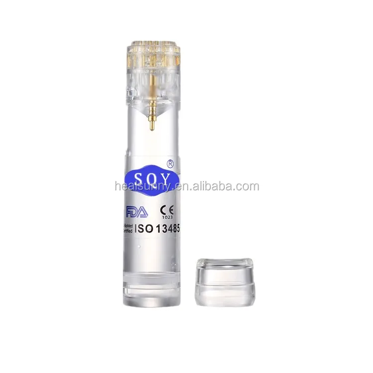 

Microneedling stamp needle for skin treatment