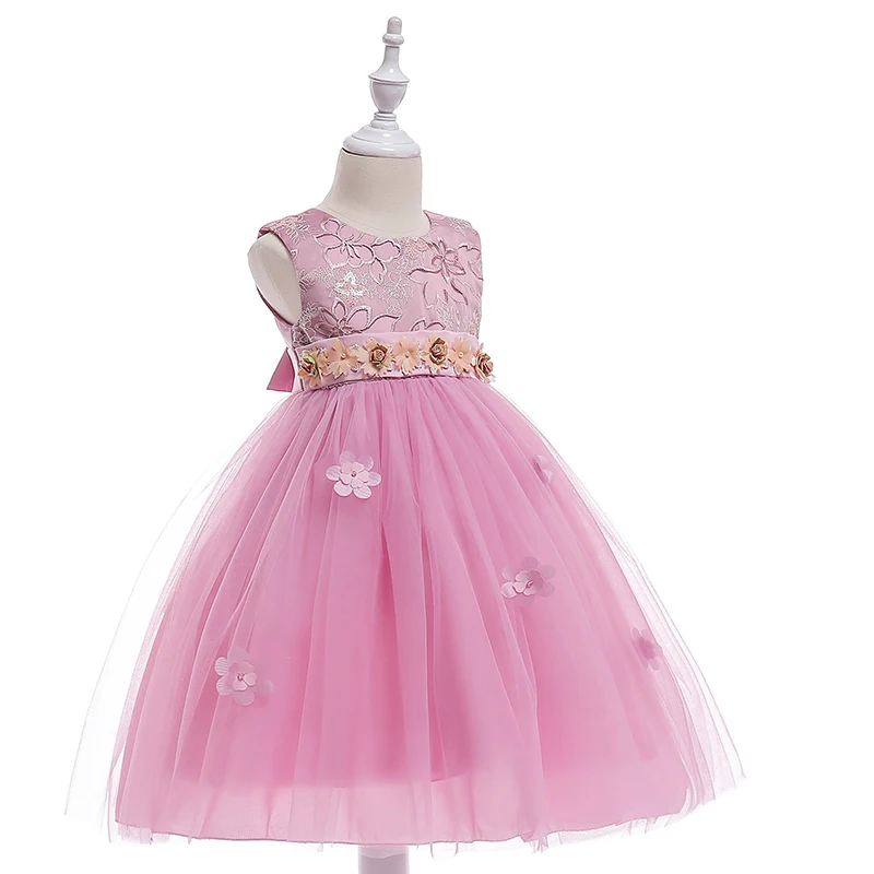 Wholesale Baby Frock Designs Kids Party Wear Flower Girl Wedding Dress ...