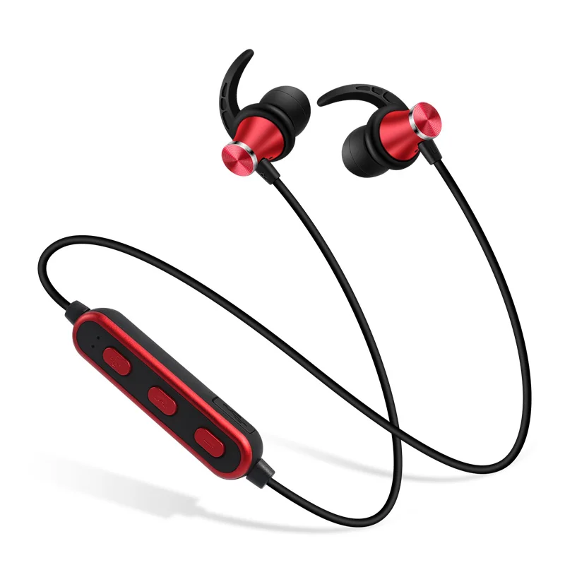 

Sports wireless Headphones Bluetooths V4.2 Earphones Wireless Sport Magnet Headset with Mic, Black;blue;multi;pink;red;white