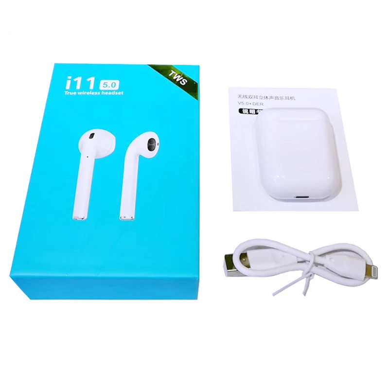 Newest Double ear Earbuds mini i11 TWS fone de ouvido Newest Double ear Earbuds mini i11 TWS fone de ouvido