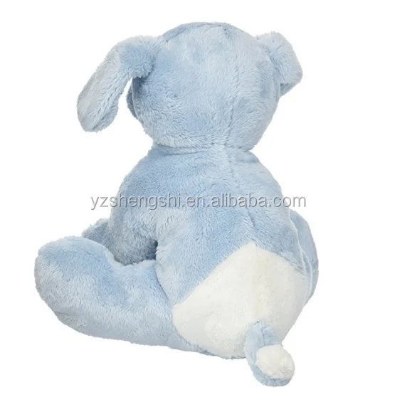 blue plush puppy