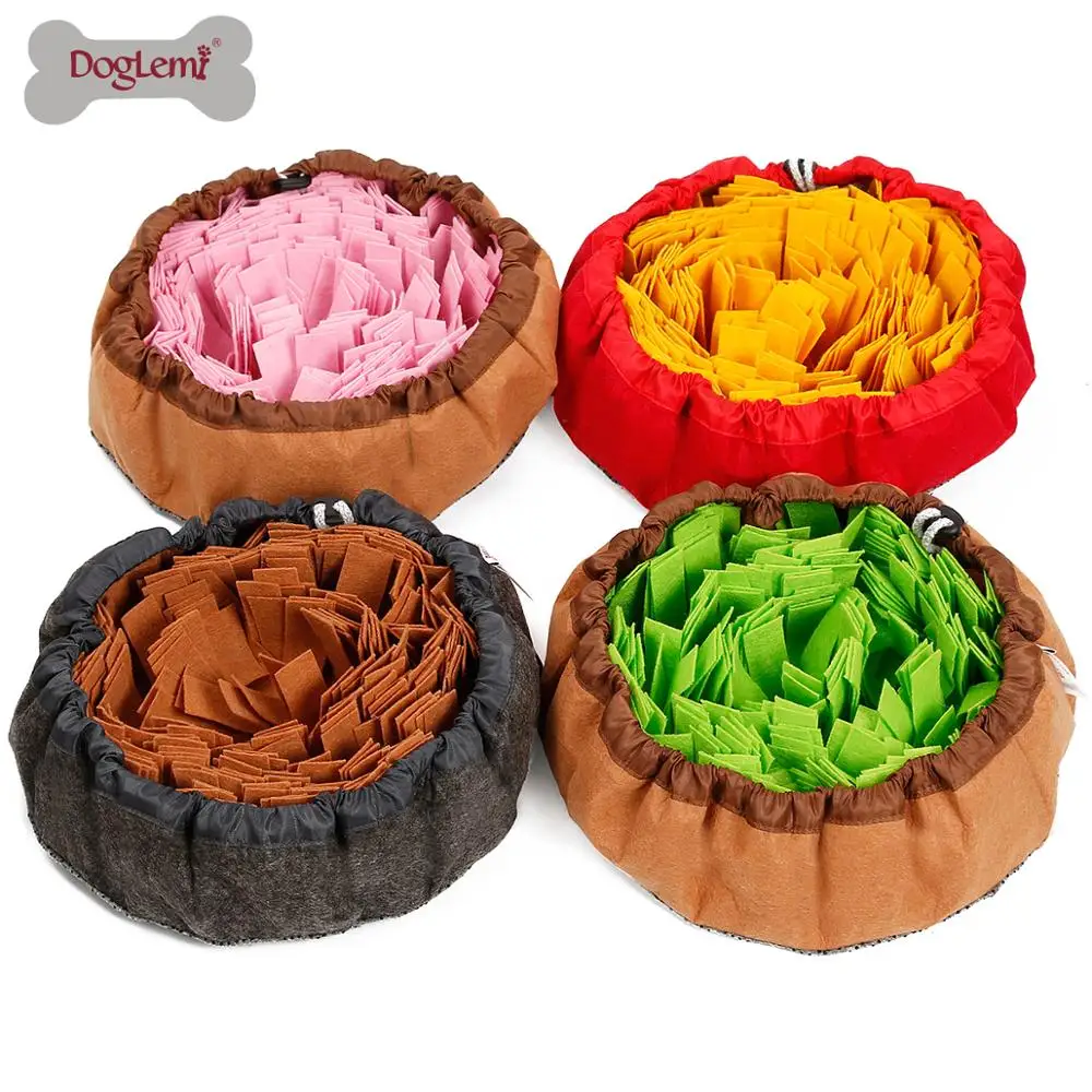 

Pet Snuffle Bowl Mat Pet Cat Snuffling Nose Work Mat IQ Training Products Pet Dog Training Supplies