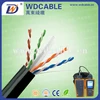 Cat5/Cat6 Enter net Lan cable 0.565 CCAG/Copper UV resistance double jacket Pass test