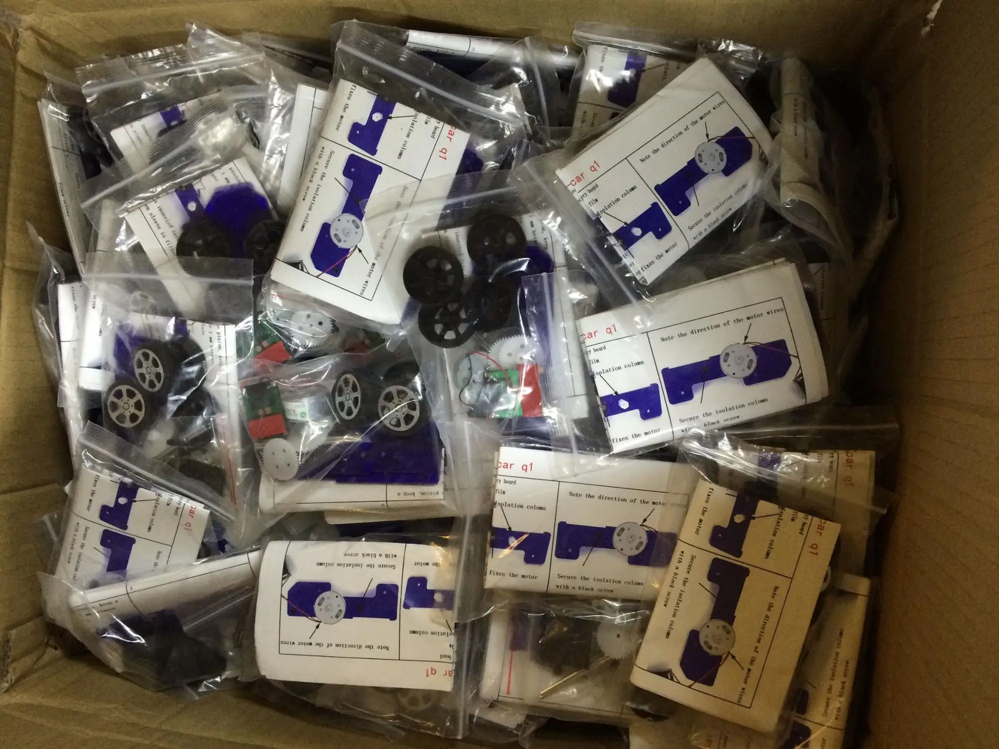 OEMPROMO DIY assembly Solar Car kit Toys 