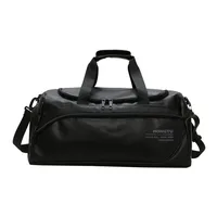 

Wholesale Popular Leisure Travel Fitness Gym Gym Leather Sport Bag With Shoe Compartment