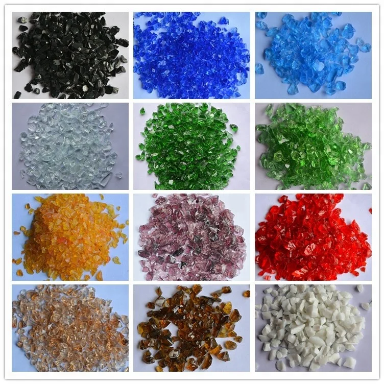 decorative crushed glass