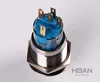 CE ROHS Two or Three position Stainless steel Momentary Rotary select metal push button switch