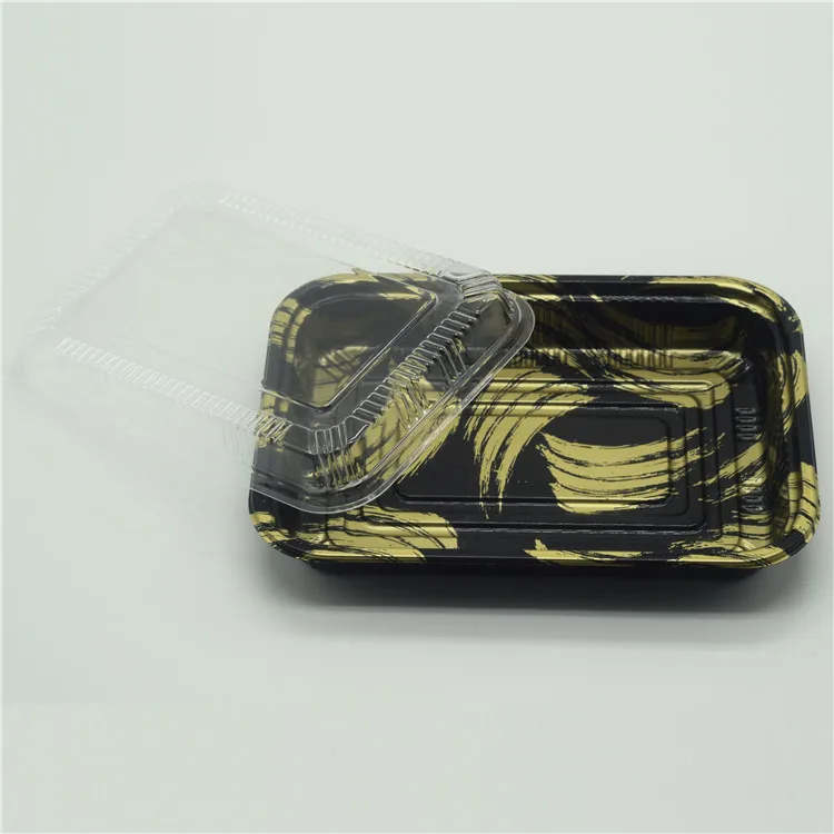 

SM-825 Plastic Meal Lunch Box, Disposable Plate, Takeaway PS Food Container With Lids, N/a