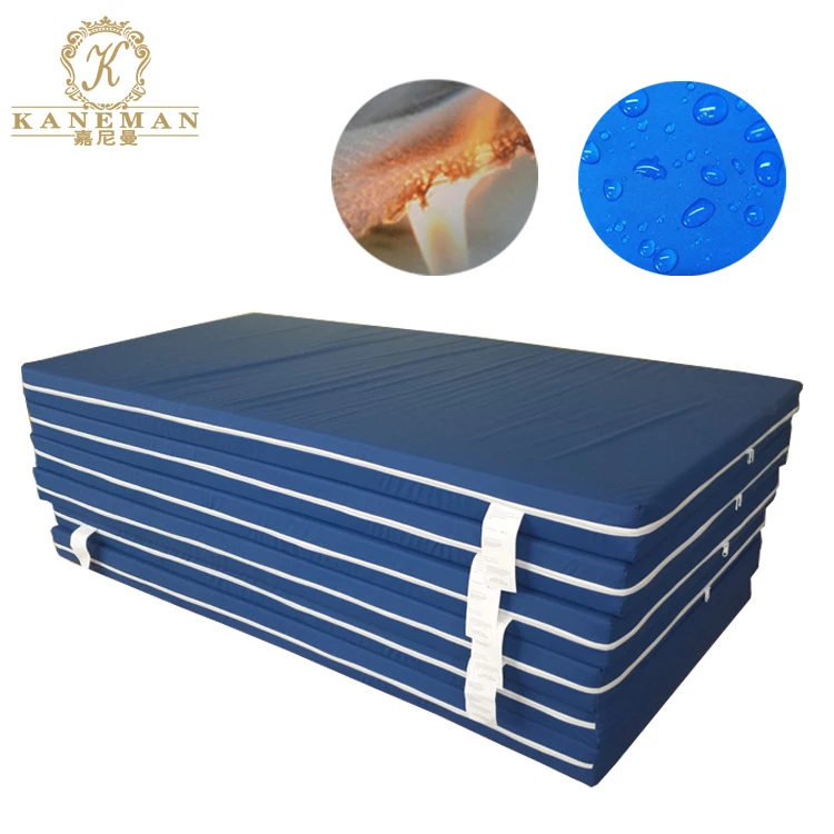 

roll up foam mattress fireproof medical mattress with waterproof mattress cover for hospital, As the sample/your choice/any