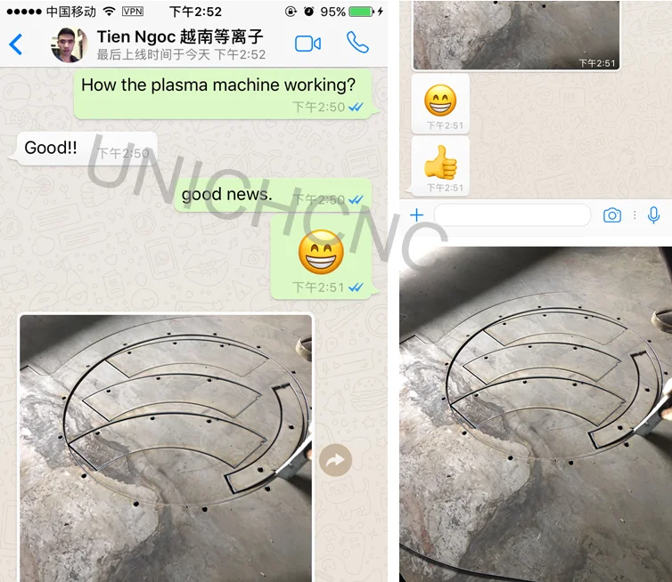 Portable stainless steel metal plasma cutting machine