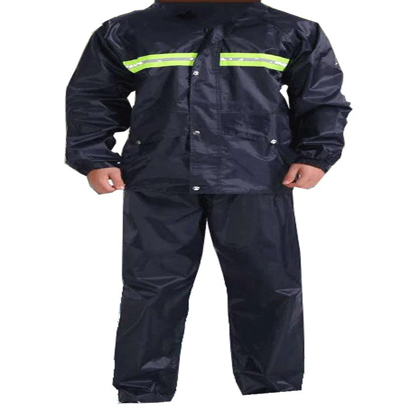 High quality Oxford PVC coated raincoat suit