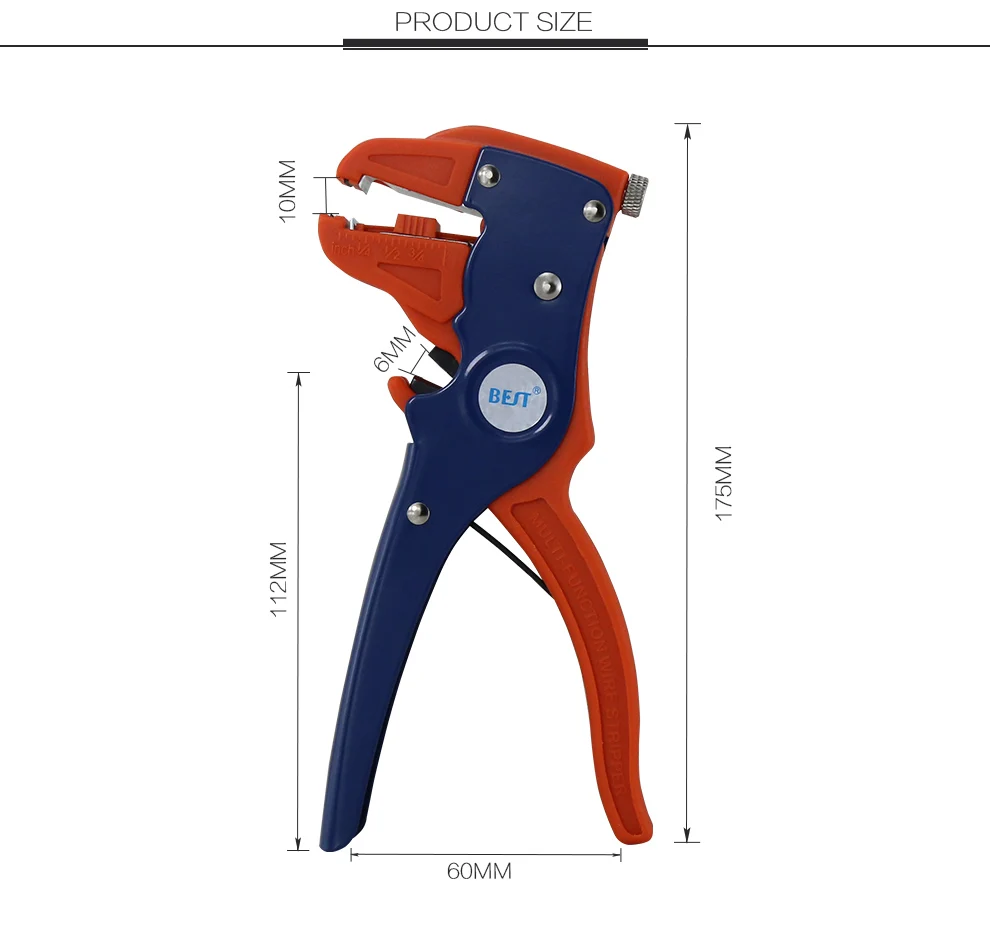 BST-318 Stripping pliers Cable wire Stripping, Cutting and Crimping Pliers