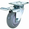 White Nylon Solid Caster Wheel for Hand Trolley