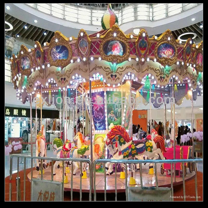 Christmas Discount Games Shopping Center Carousel Decoration