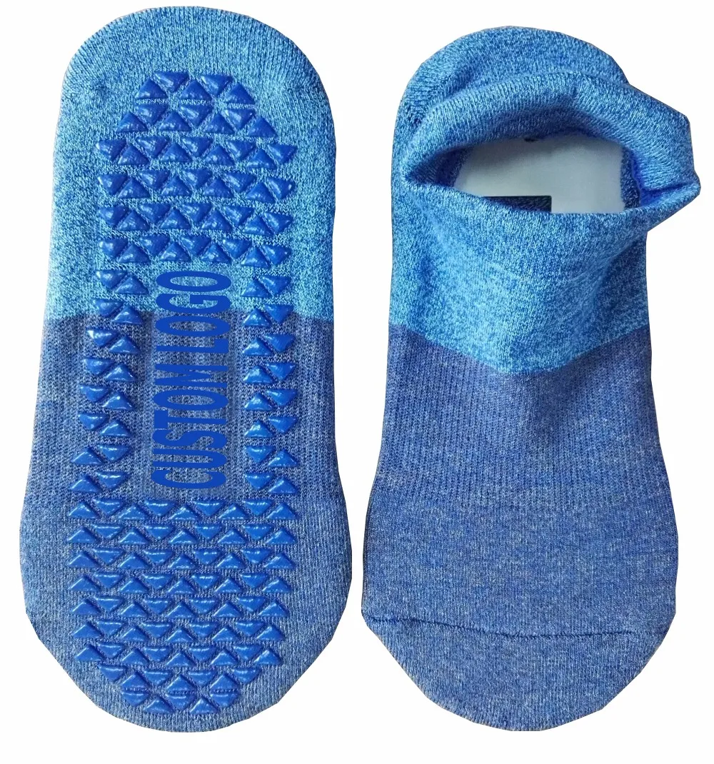 Wholesale Custom Dyed Non Slip Grip Socks Pilates Yoga Barre Gym Socks