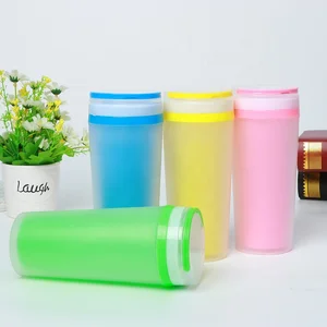 High Quality custom double wall advertising plastic PP water Bottles for promotion