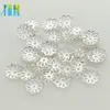 925 Silver Filigree 4mm Bead Caps in flower BC019#