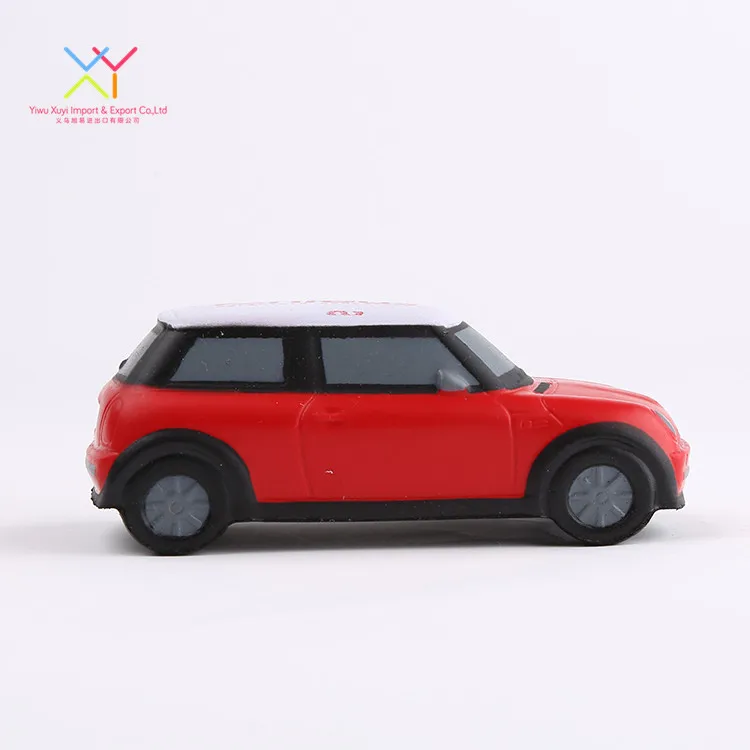 Promotional customized soft stress ball, small red car antistress stress ball