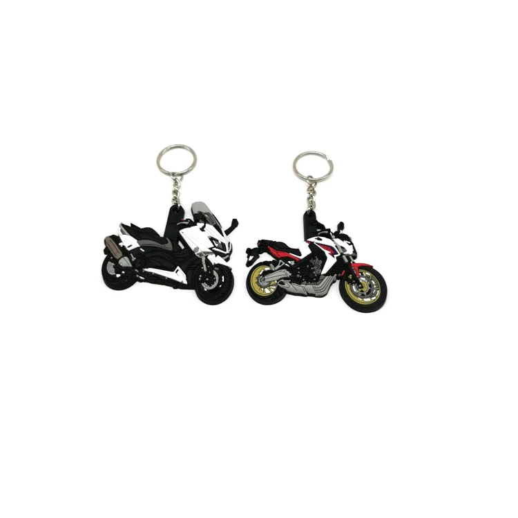 
Personalized custom rubber keychains with logo 